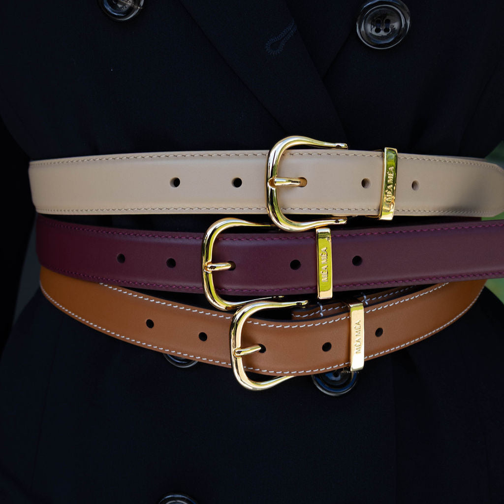 Pythia Belt – Luxe leren damesriemen | MÉA MÉA